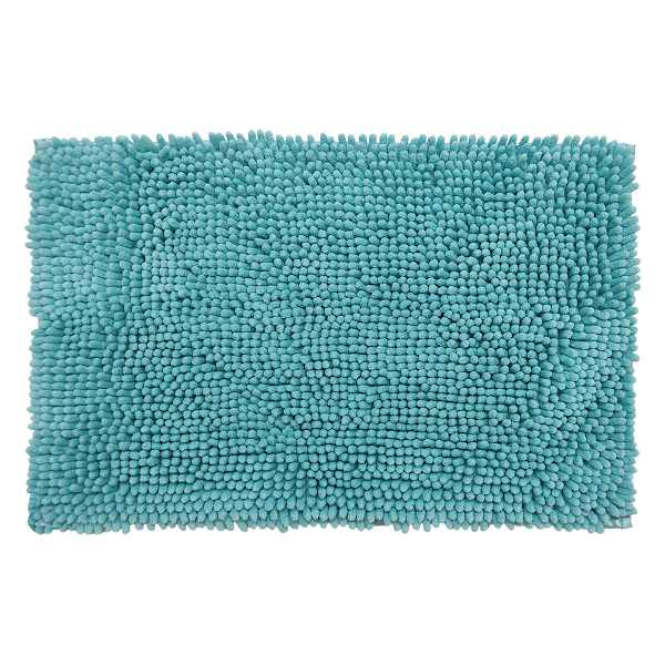 Tiny Dreamers Dinoskater Blue Noodle Bath Rug, 17x24