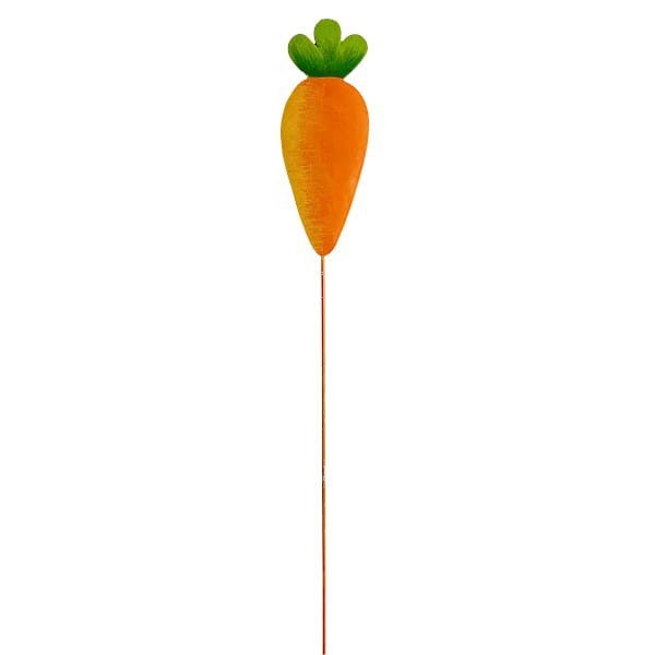 Homespun Easter Carrot Pick, 14"