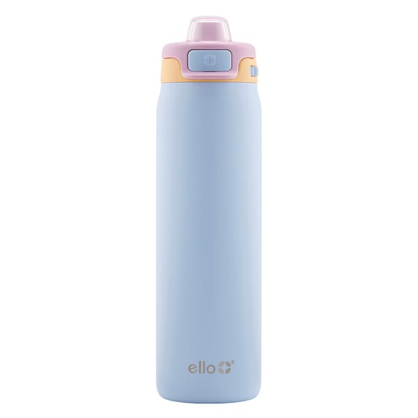 Ello Pop & Fill Coastal Sunrise Stainless Steel Water Bottle, 22oz