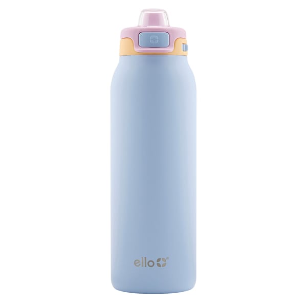 Ello Pop & Fill Coastal Sunrise Stainless Steel Water Bottle, 32oz