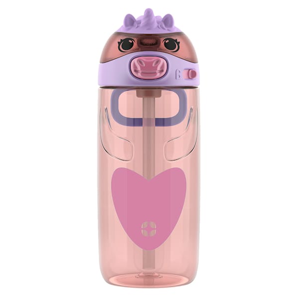Ellie Unicorn Tritan Kids Water Bottle, 16oz
