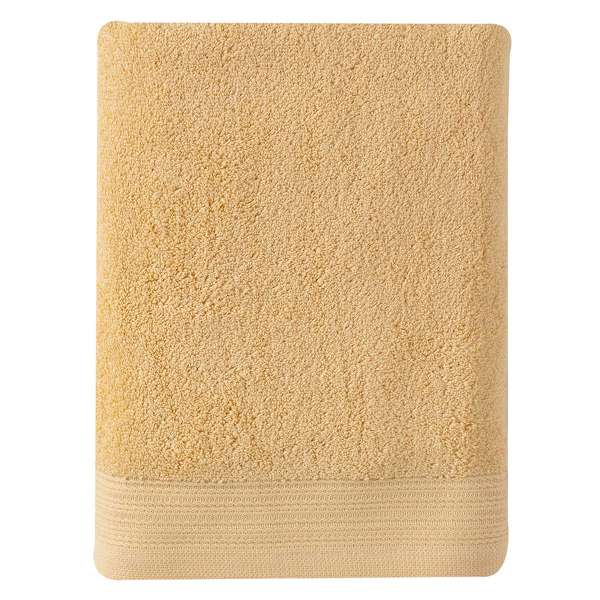 Honeybloom Plush Performance Solid Yellow Bath Towel, 30x54