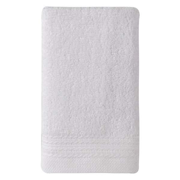 Honeybloom Plush Performance Solid White Washcloth, 13"
