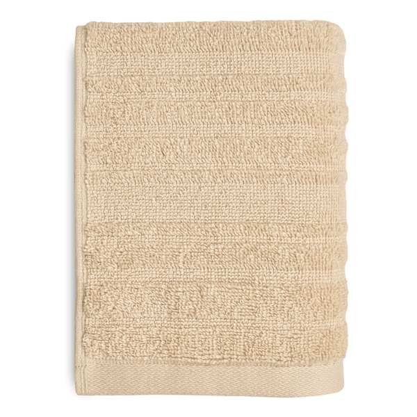 Found & Fable Tan Organic Cotton Hand Towel, 16x28