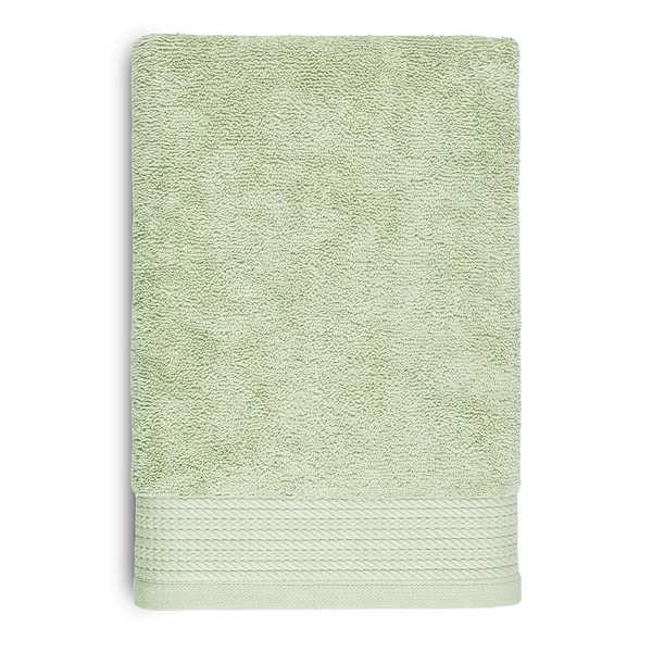 Honeybloom Plush Performance Solid Sage Bath Towel, 30x54