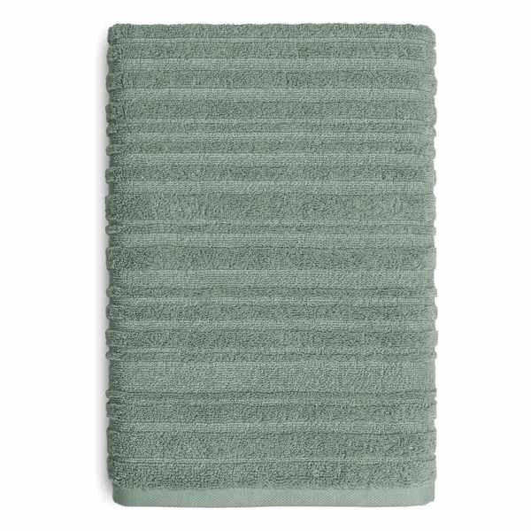Found & Fable Green Organic Cotton Bath Towel, 30x54