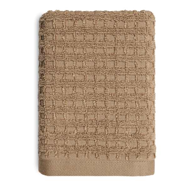 Crosby St. Portobello Terry Waffle Cotton Hand Towel, 16x28
