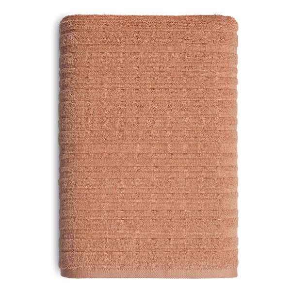 Found & Fable Coral Organic Cotton Bath Towel, 30x54