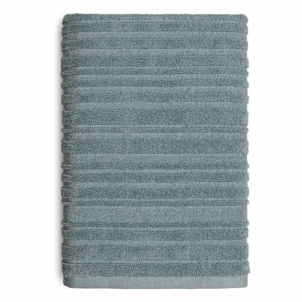 Found & Fable Blue Organic Cotton Bath Towel, 30x54