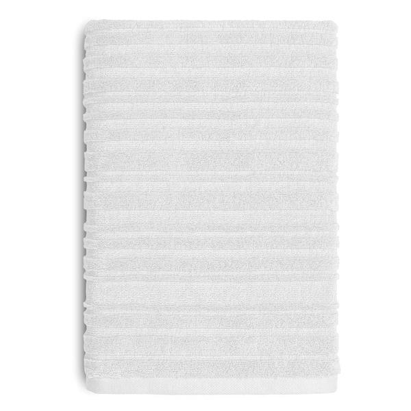 Found & Fable White Organic Cotton Bath Towel, 30x54