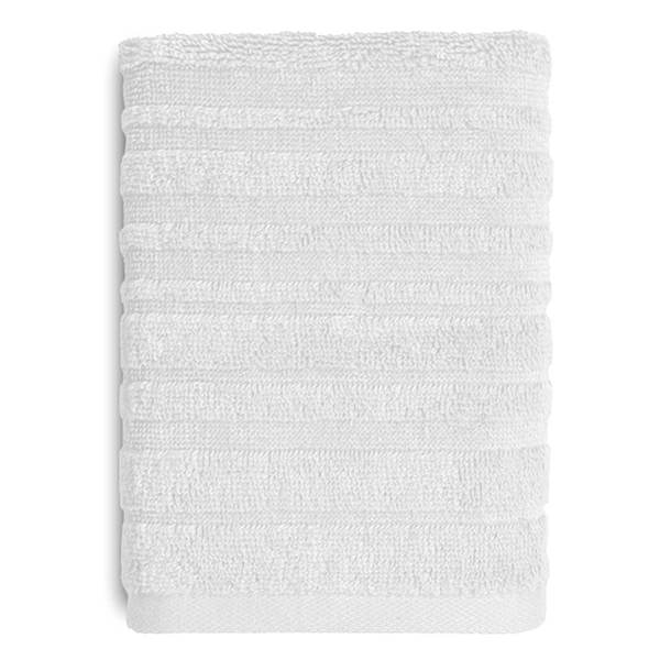 Found & Fable White Organic Cotton Hand Towel, 16x28