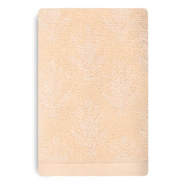 Honeybloom Plush Performance Yellow Patterned Cotton Washcloth, 13"