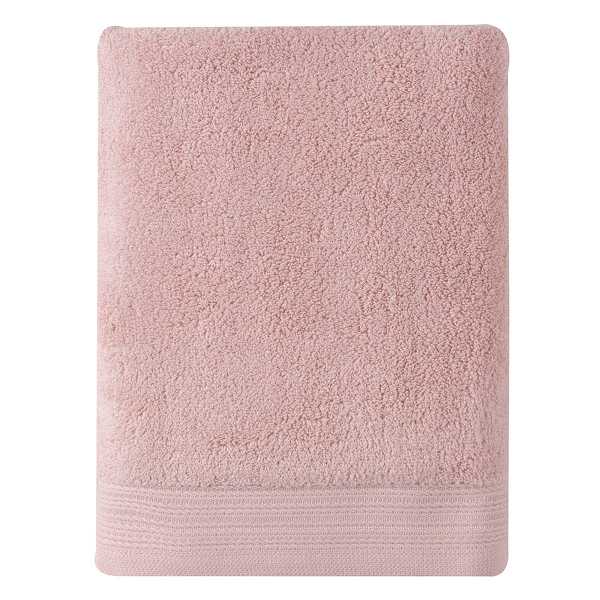 Honeybloom Plush Performance Solid Pink Bath Towel, 30x54
