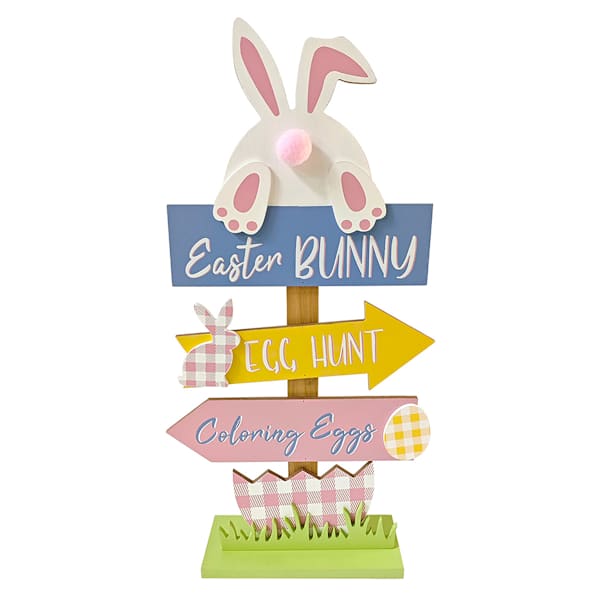 Homespun Easter Events Table Top Sign, 22"