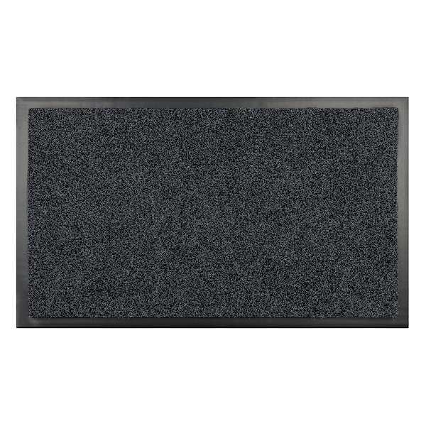 Grey Grizzly Grass Walk-Off Mat, 18x30