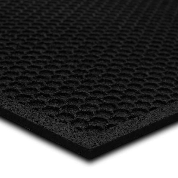 Black Honeycomb Matrix Doormat, 18x30 | At Home