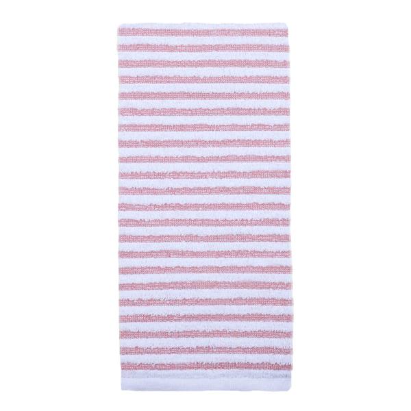 Essential Striped Terracotta Hand Towel, 16x26