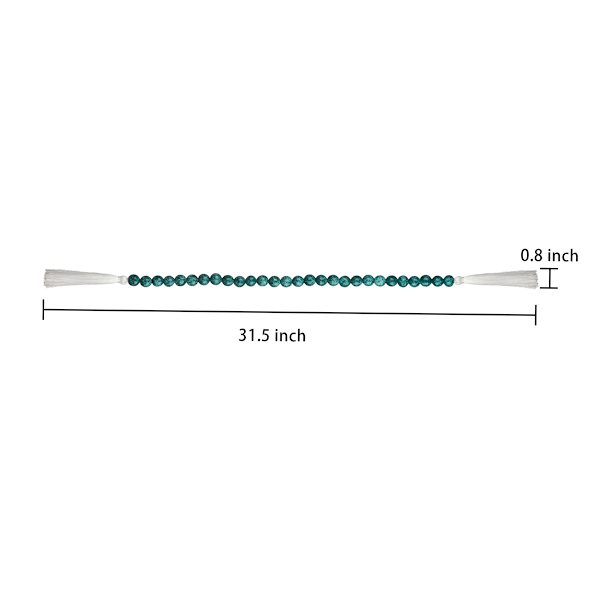 Found & Fable Green Wood Garland, 29"