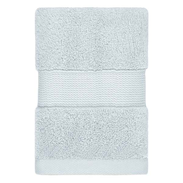 Providence Light Blue Egyptian Cotton Washcloth, 13"