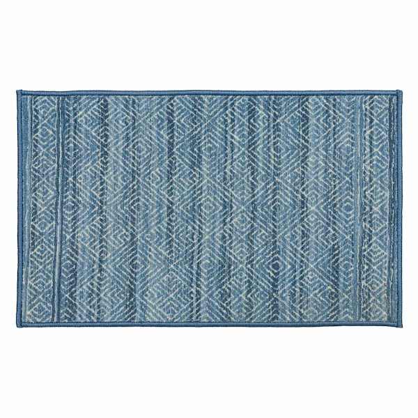 Ikarus Light Blue Diamond Design Accent Rug, 20x32