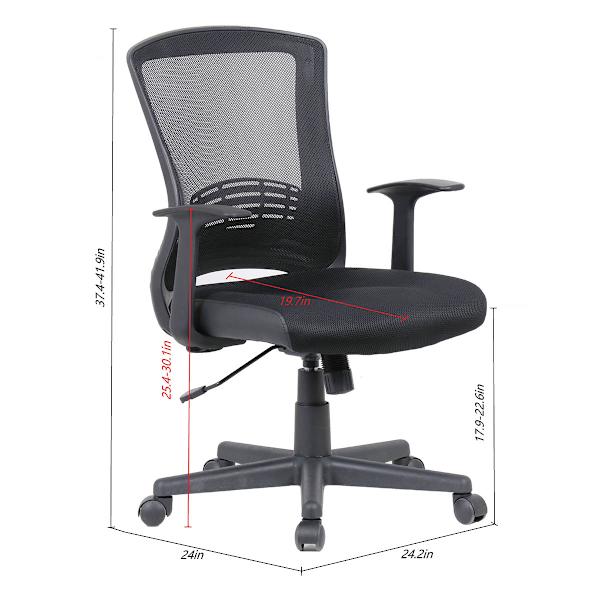 Enzo Office Chair II, Black