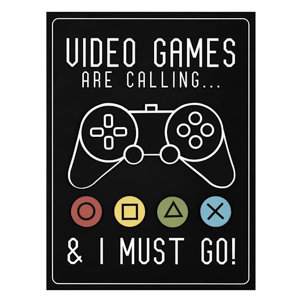 Video Games Print, 12x16