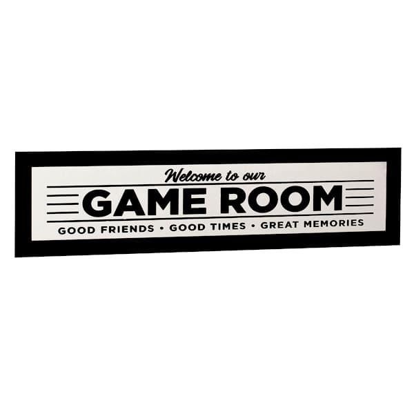 Game Room Printed Mirror, 24x6