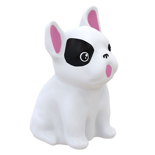 Squishy LED Dog Light, 6"
