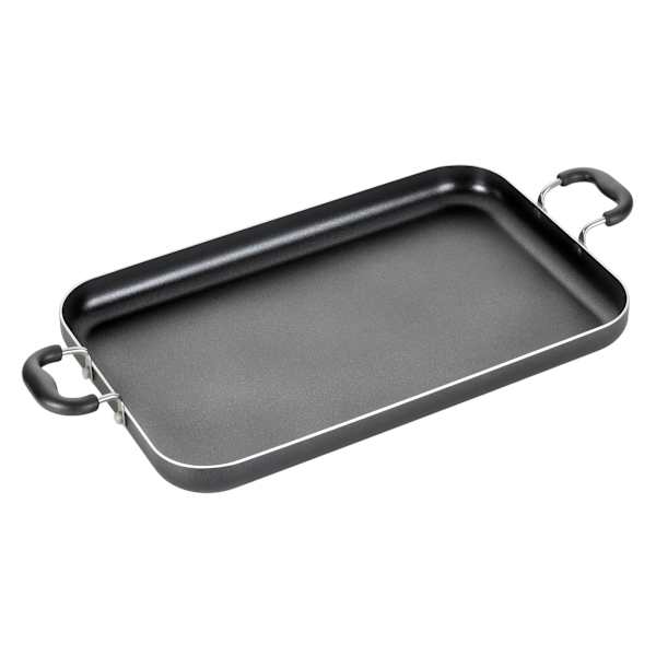 T-Fal Essentials Black Double Griddle