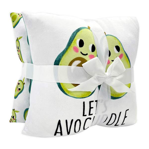 Tiny Dreamers 2 Piece Let s Avocuddle 14 x 8 x 14 Throw Pillow at Home