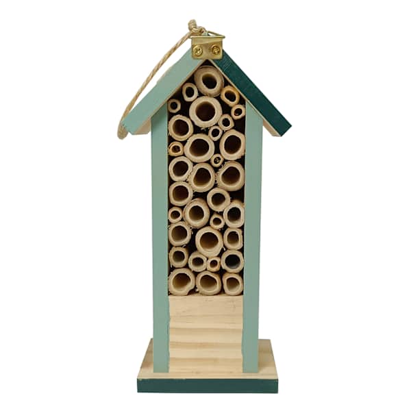 Honeybloom Wooden Insect House, 7.4"