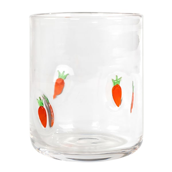 Homespun Easter Carrot Icon Glass, 16.5oz