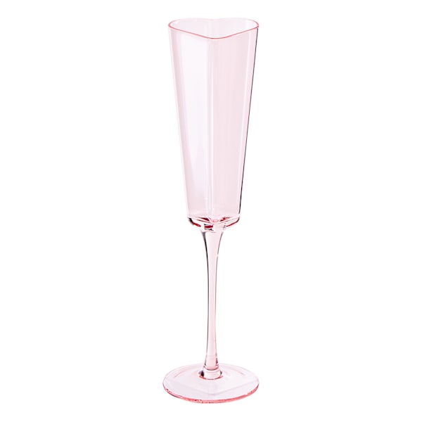Pink Heart Champagne Glass, 5.1oz