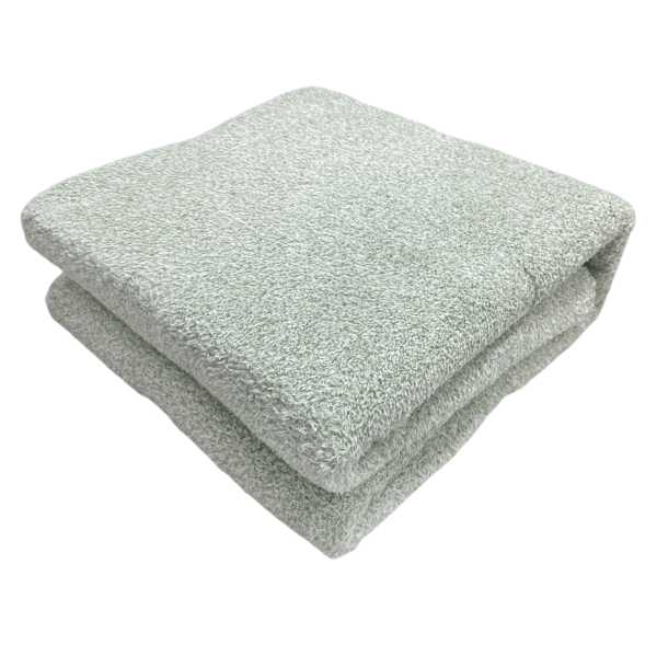 Green Heathered Cozy Plush Throw Blanket, 50x60