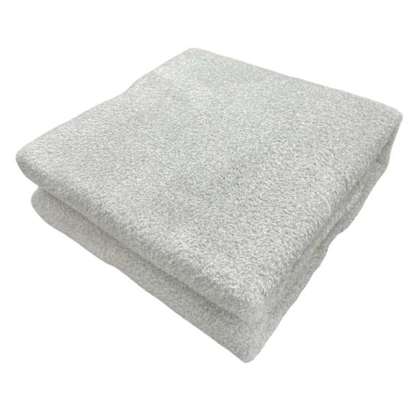 Grey Heathered Cozy Plush Throw Blanket, 50x60