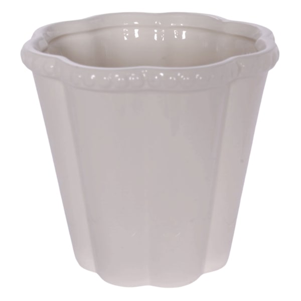 Providence Indoor Vera White Planter, 6"