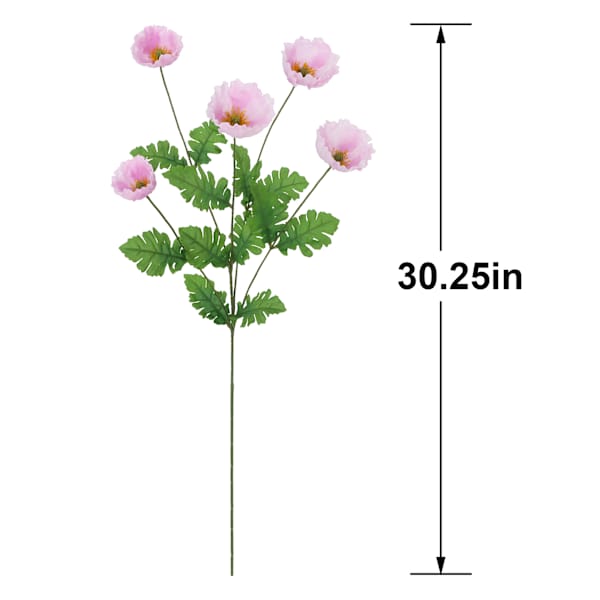 Purple Poppy Stem, 30.25"