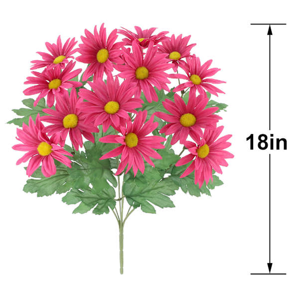 Dark Pink Daisy Bush, 18"