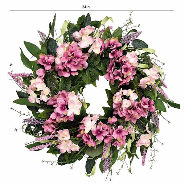 Hydrangea Wreath, 24"