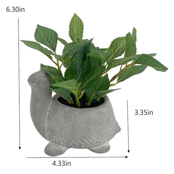 Greenery Arrangement in Pot, 6"