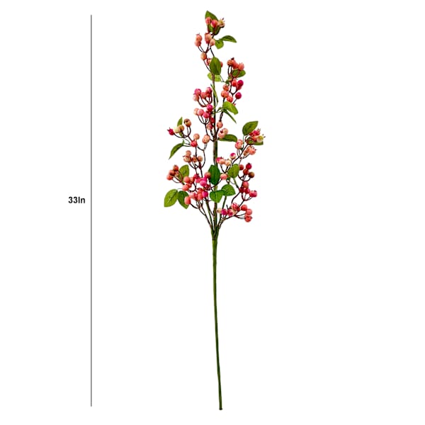 Pink Berries Stem, 33"