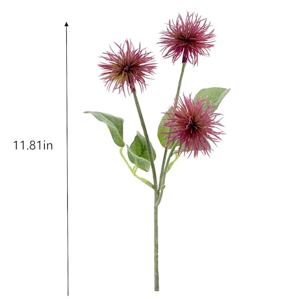 Purple Xanthium Pick, 12"