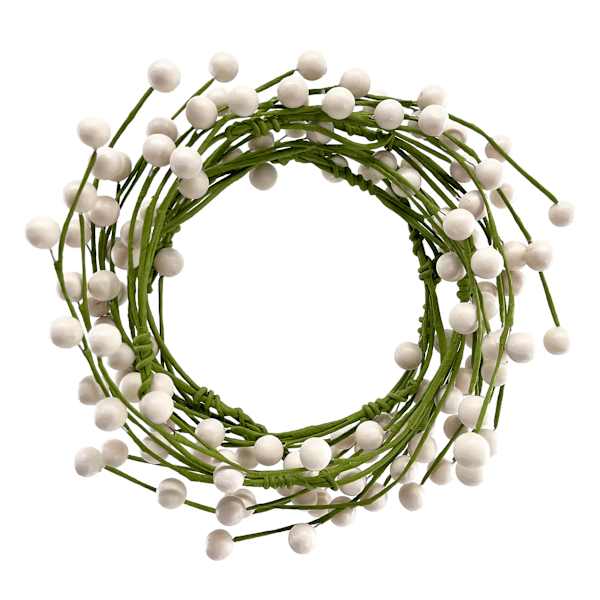 Cream Berries Coiled Garland, 60"