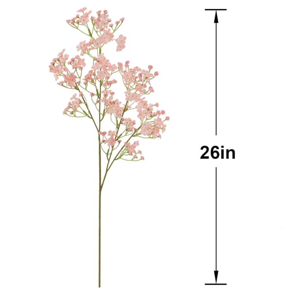 Pink Baby's Breath Floral Stem, 26"