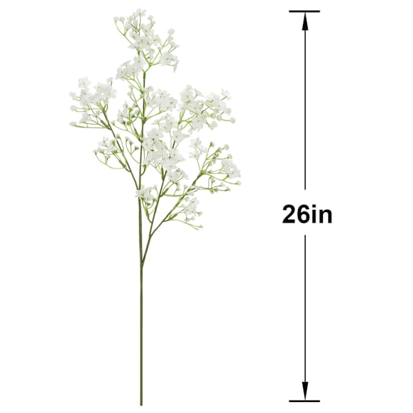 White Baby's Breath Floral Stem, 26"