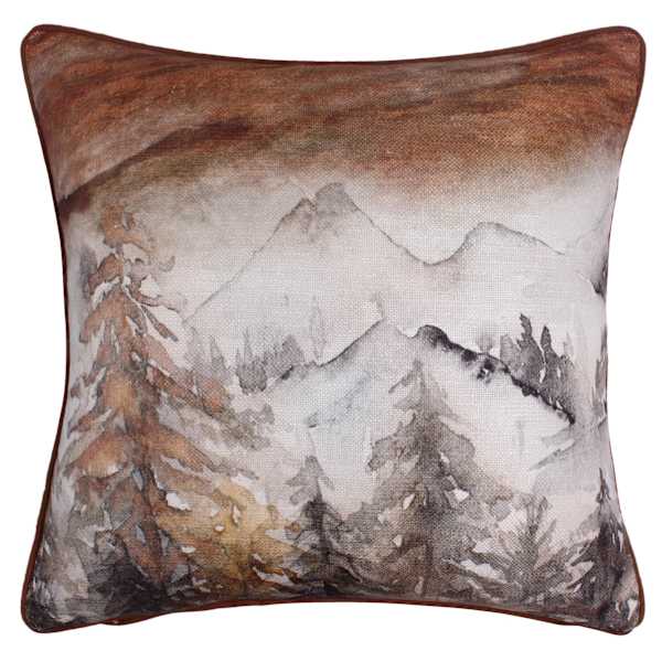 Ty Pennington Forest Print Throw Pillow, 18"