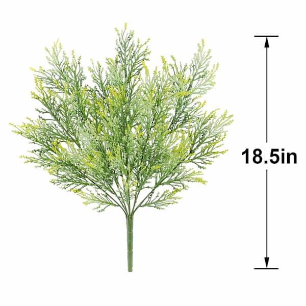Green Heather Floral Spray, 18.5"