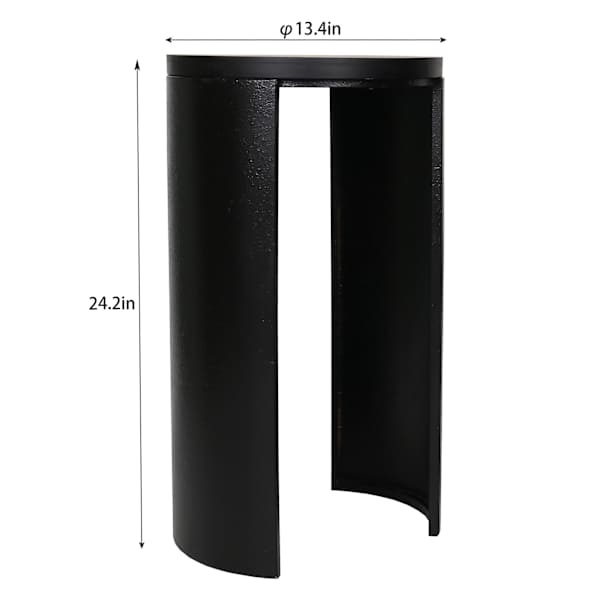 Crosby St. Black Wooden Plant Stand, Medium