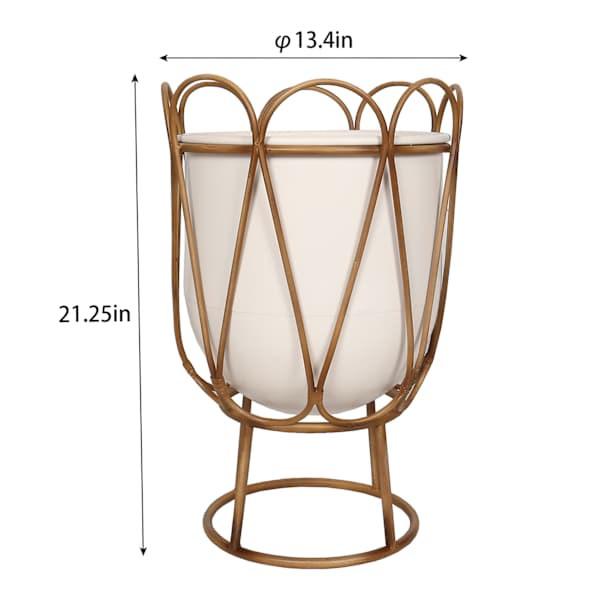 Willow Crossley Ava Metal Planter Stand, Medium