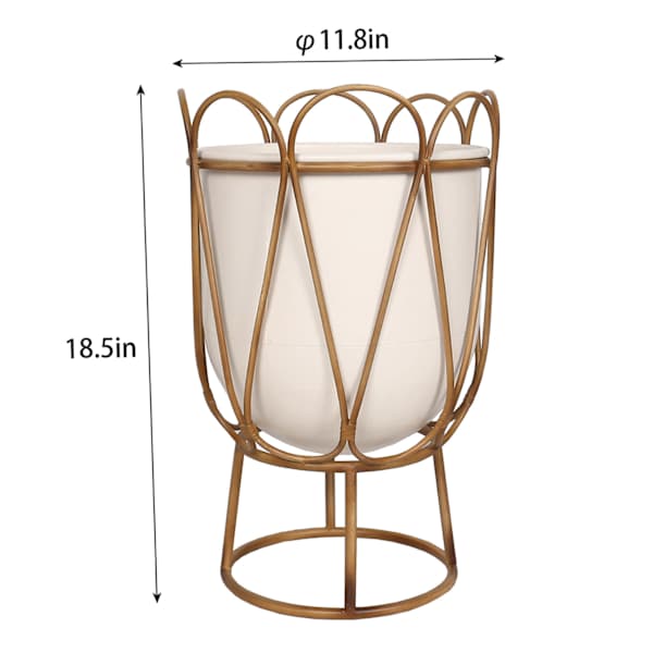 Willow Crossley Ava Metal Planter Stand, Small